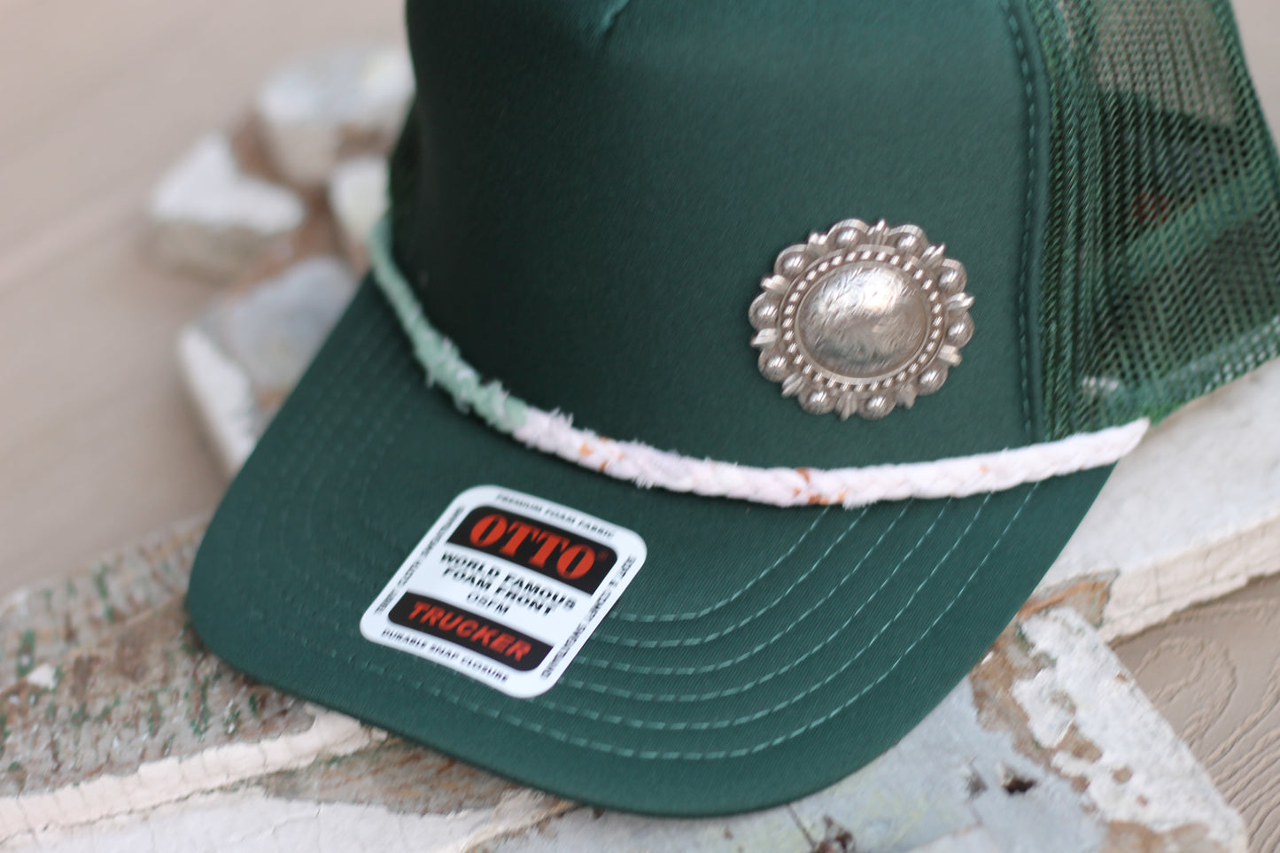 Hunter Green High Rise Trucker