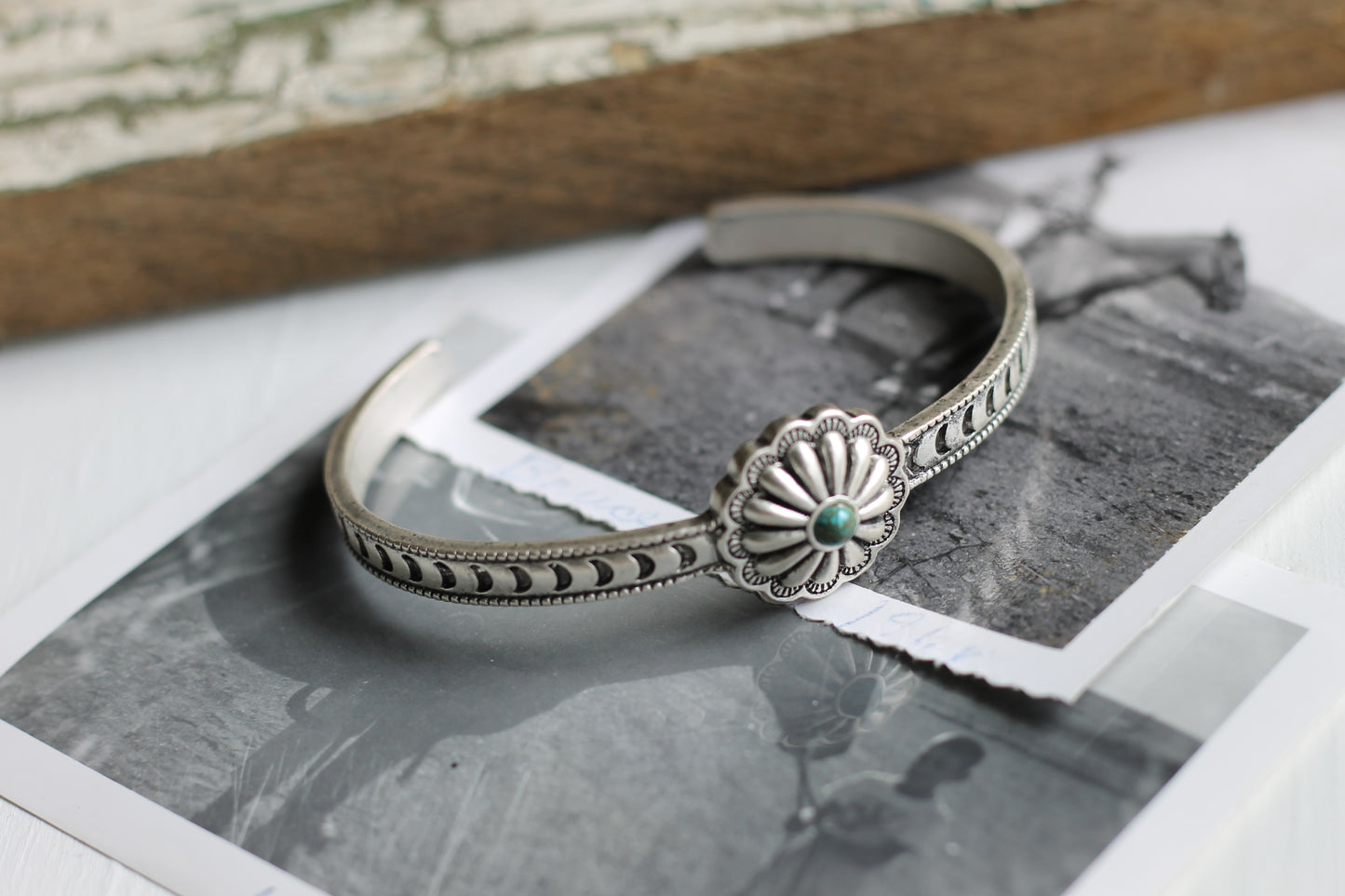 Concho Cuff Bracelet