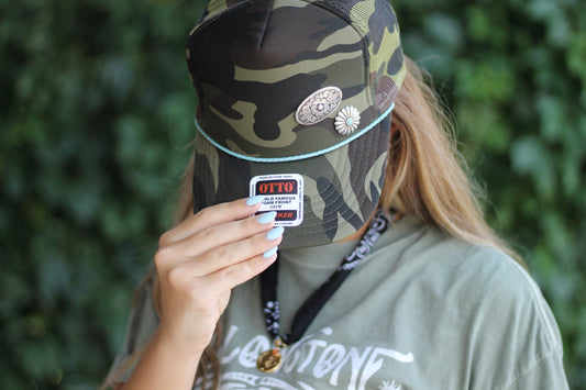 Camo Concho Trucker Hat