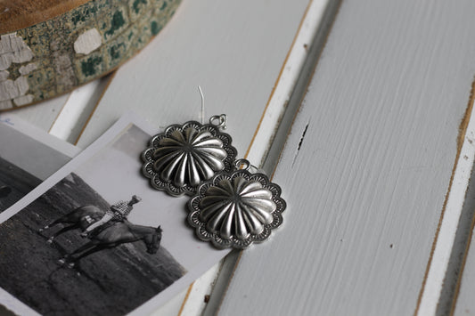 Round Concho Earrings