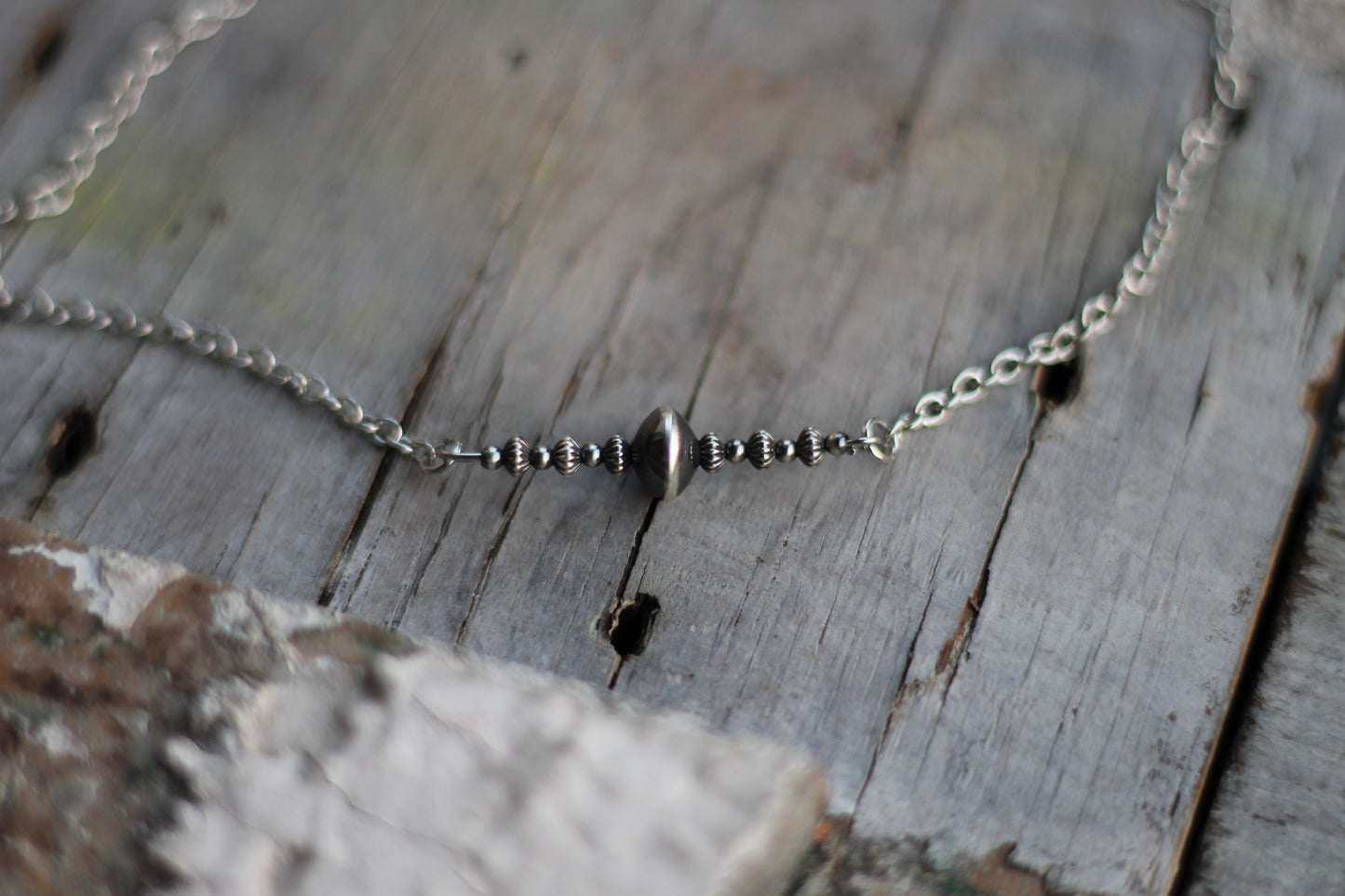 Dainty Saucer Navajo Pearl Necklace