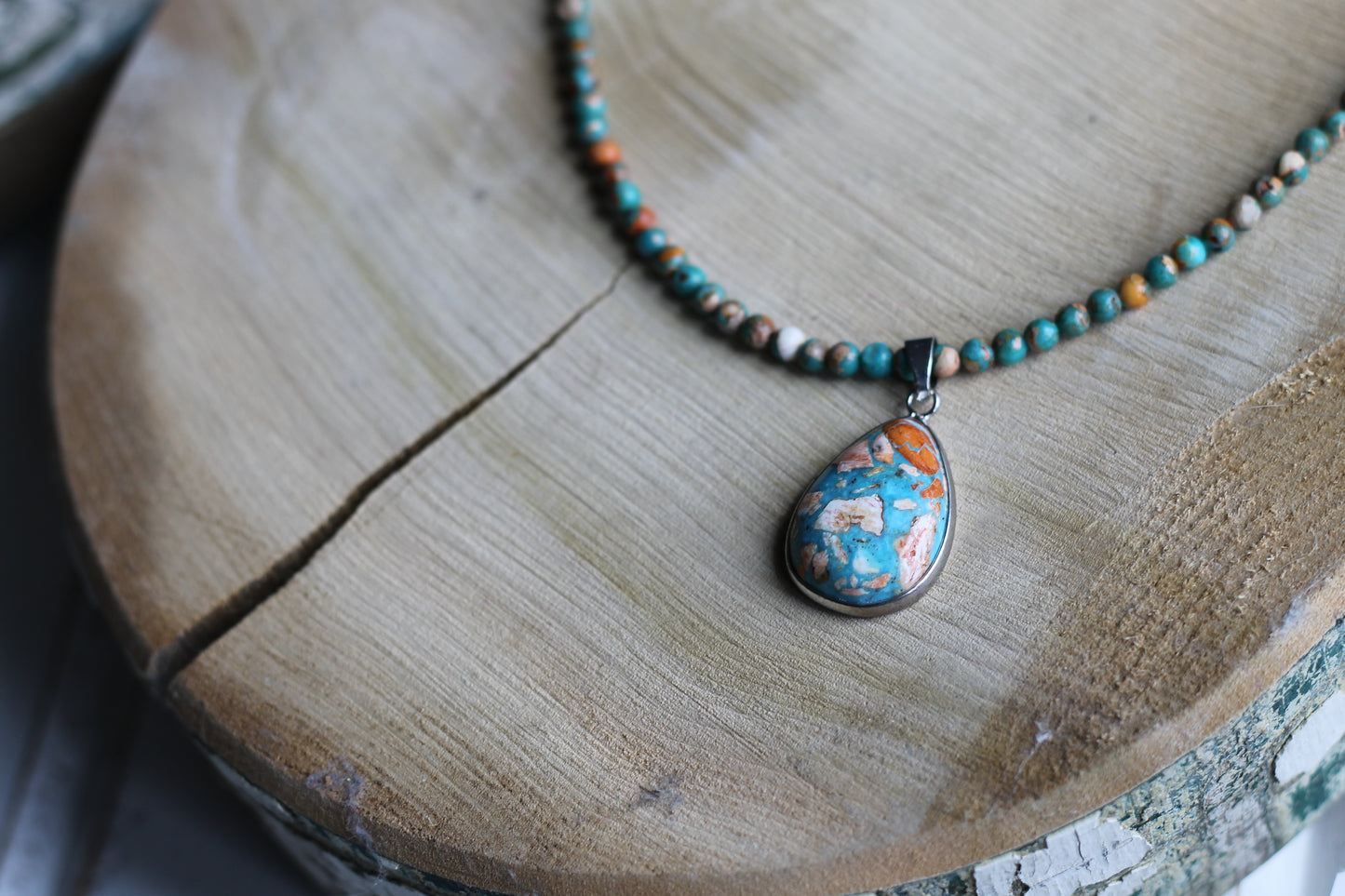 Blaine Gemstone Necklace